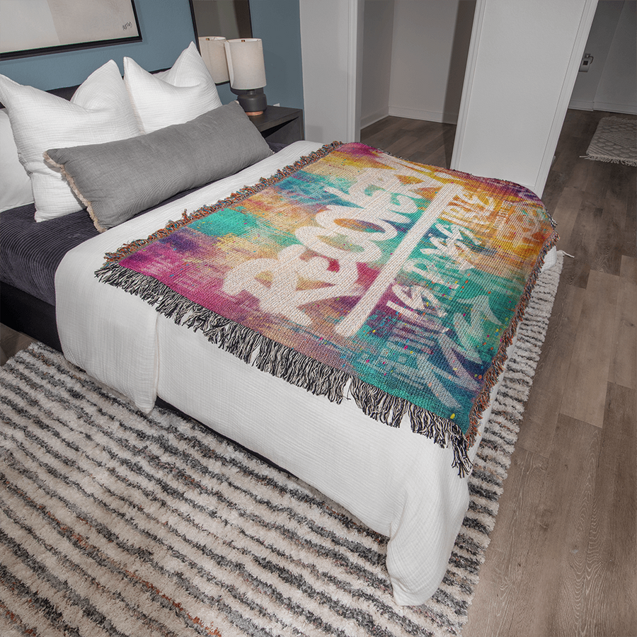 Recovery Is Possible Woven Blanket w/ Personalized Sobriety Date