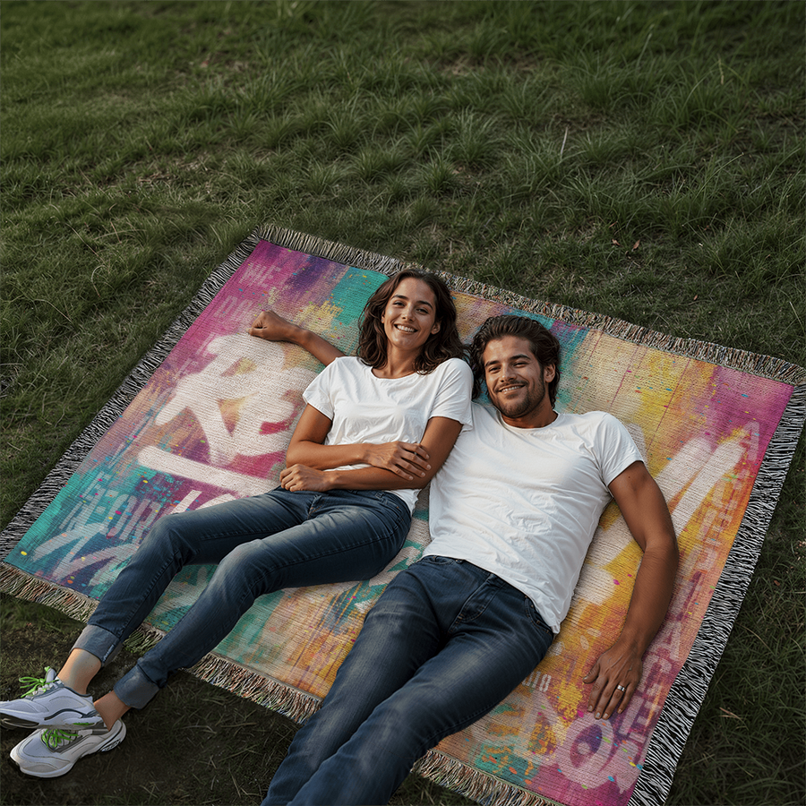 Recovery Is Possible Woven Blanket w/ Personalized Sobriety Date
