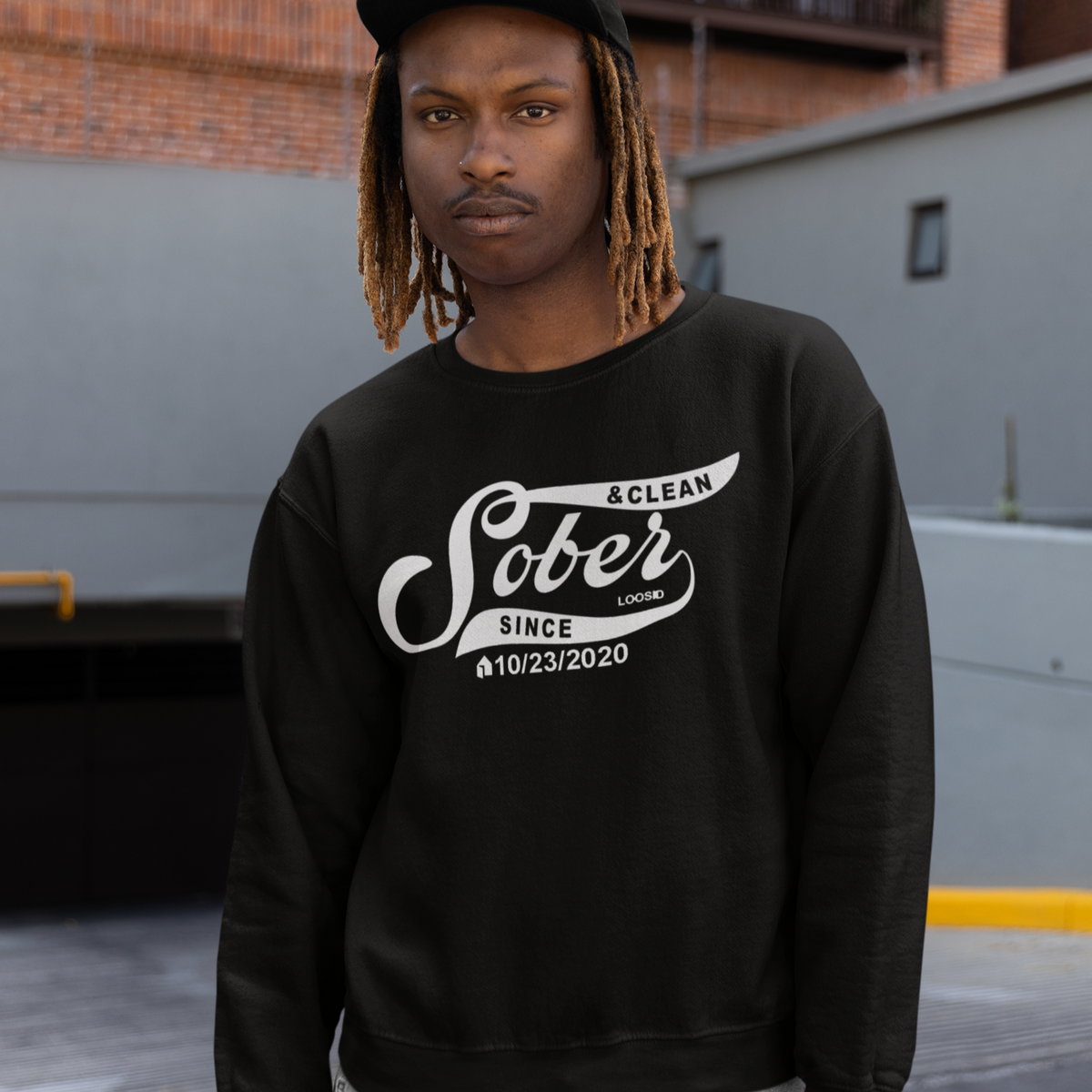 Marr Sober Since Unisex Sweatshirt w/ Personalized Sobriety Date